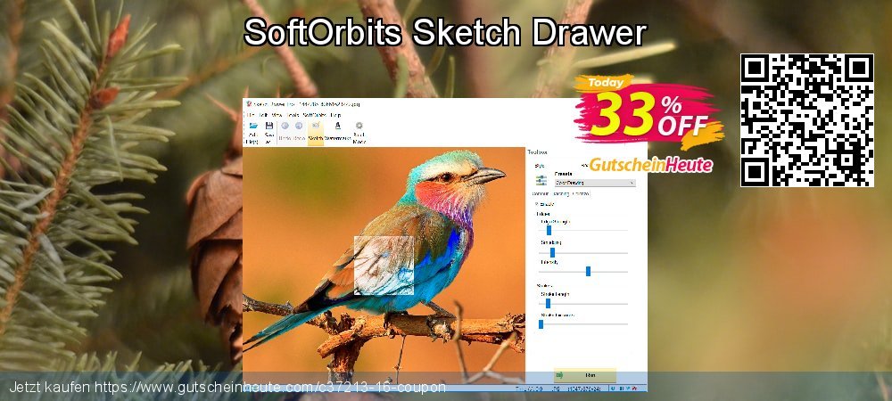 SoftOrbits Sketch Drawer geniale Nachlass Bildschirmfoto