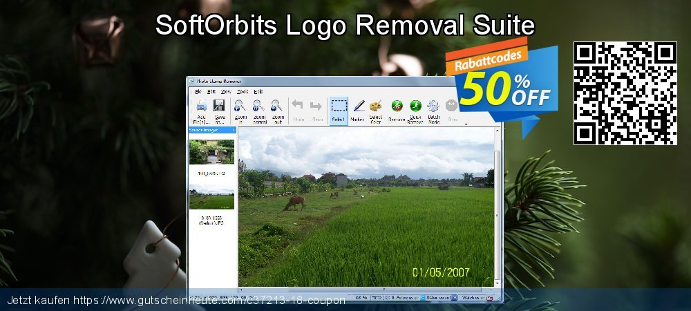 SoftOrbits Logo Removal Suite genial Ermäßigung Bildschirmfoto
