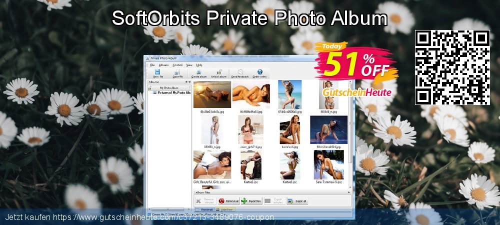 SoftOrbits Private Photo Album toll Preisnachlässe Bildschirmfoto