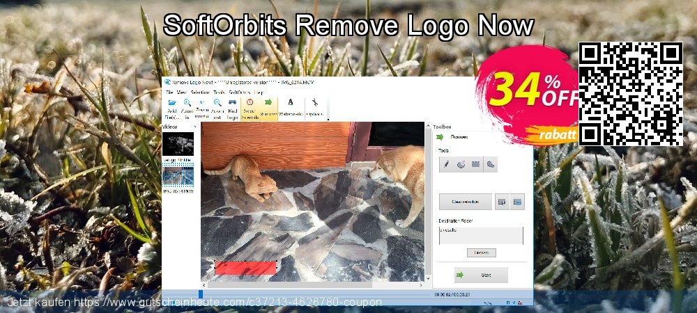 SoftOrbits Remove Logo Now aufregenden Beförderung Bildschirmfoto