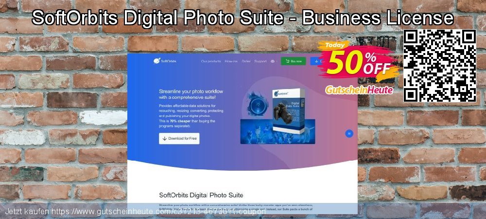 SoftOrbits Digital Photo Suite - Business License ausschließlich Diskont Bildschirmfoto