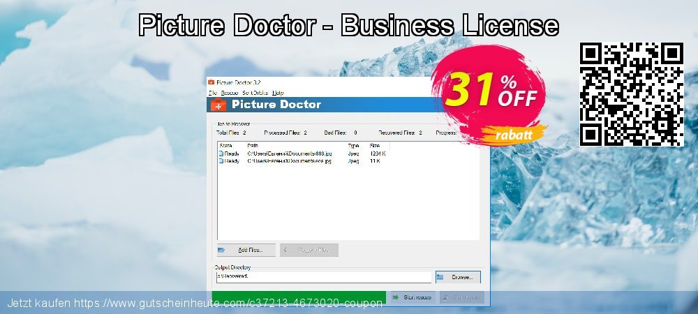 Picture Doctor - Business License atemberaubend Beförderung Bildschirmfoto