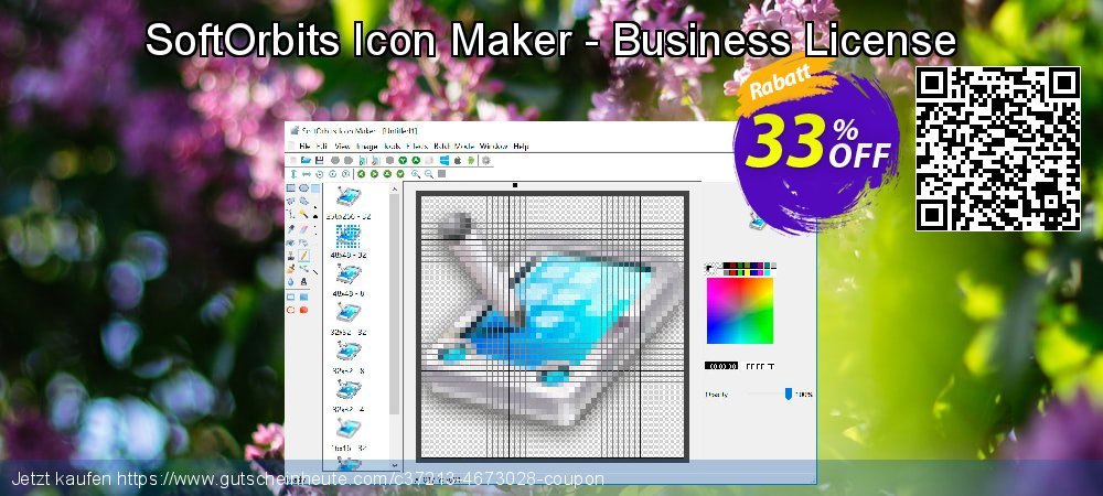SoftOrbits Icon Maker - Business License toll Diskont Bildschirmfoto