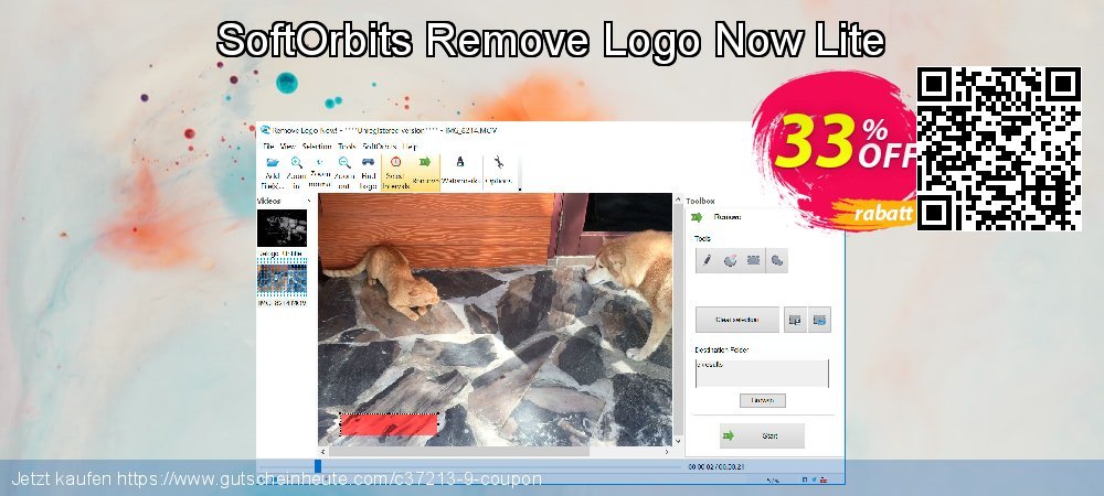 SoftOrbits Remove Logo Now Lite aufregende Beförderung Bildschirmfoto