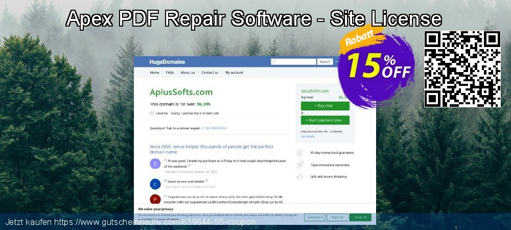 Apex PDF Repair Software - Site License uneingeschränkt Ausverkauf Bildschirmfoto