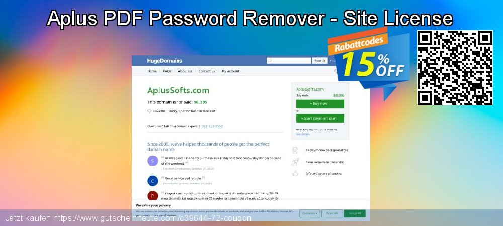 Aplus PDF Password Remover - Site License verwunderlich Ausverkauf Bildschirmfoto