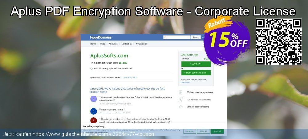 Aplus PDF Encryption Software - Corporate License aufregenden Beförderung Bildschirmfoto