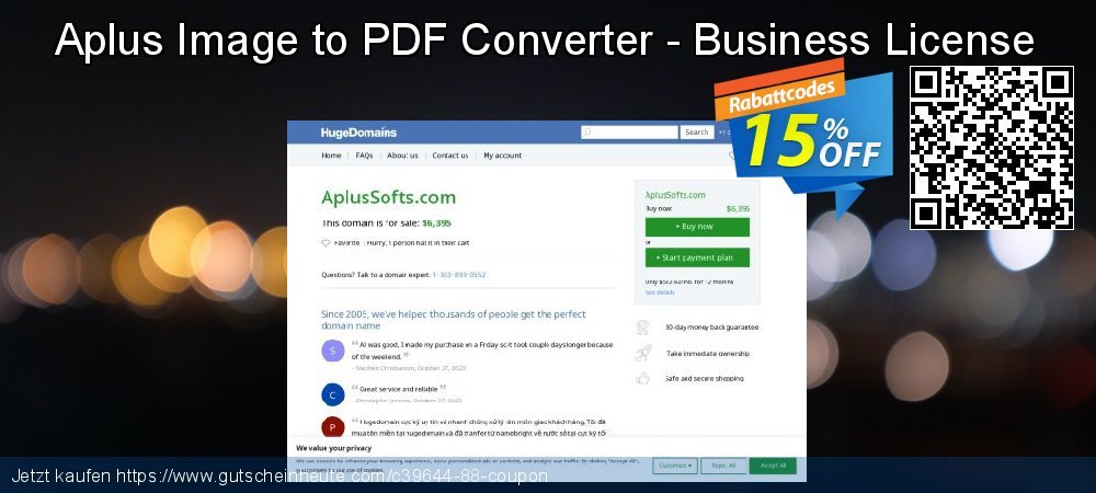 Aplus Image to PDF Converter - Business License ausschließenden Verkaufsförderung Bildschirmfoto