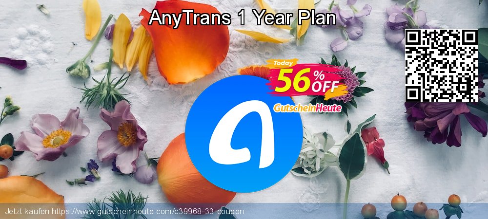 AnyTrans 1 Year Plan wundervoll Angebote Bildschirmfoto