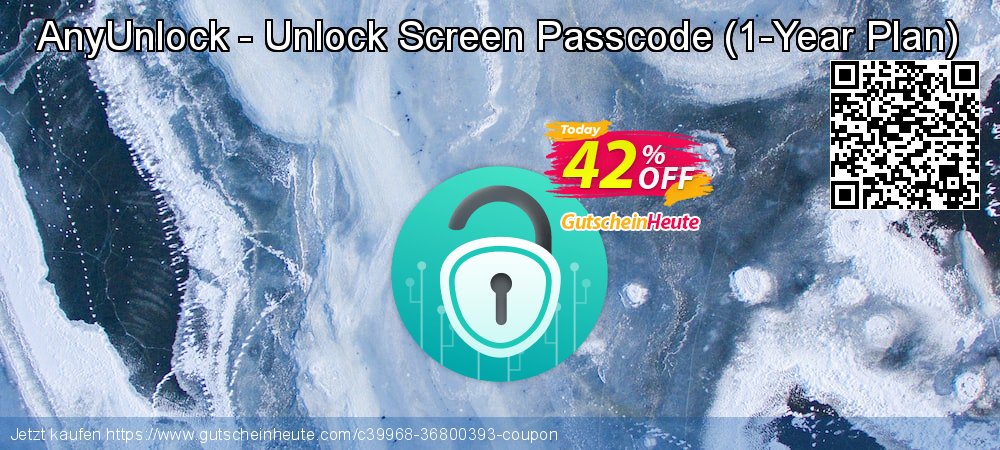 AnyUnlock - Unlock Screen Passcode - 1-Year Plan  aufregende Promotionsangebot Bildschirmfoto