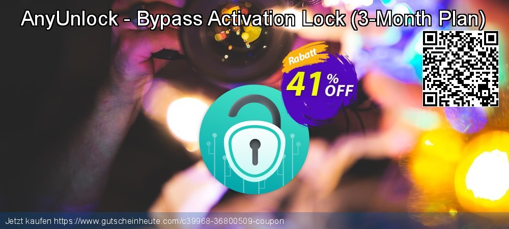 AnyUnlock - Bypass Activation Lock - 3-Month Plan  toll Ermäßigungen Bildschirmfoto