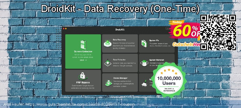 DroidKit - Data Recovery - One-Time  spitze Disagio Bildschirmfoto