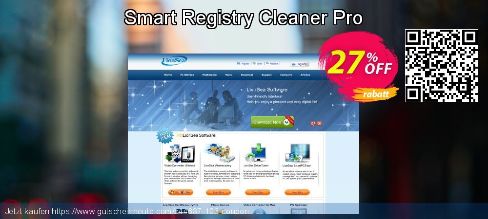 Smart Registry Cleaner Pro spitze Außendienst-Promotions Bildschirmfoto