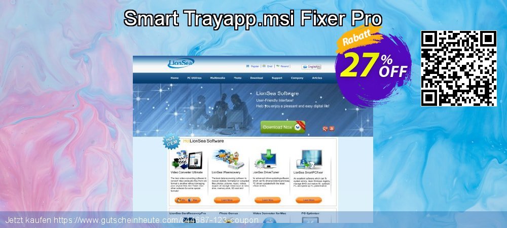 Smart Trayapp.msi Fixer Pro wundervoll Außendienst-Promotions Bildschirmfoto