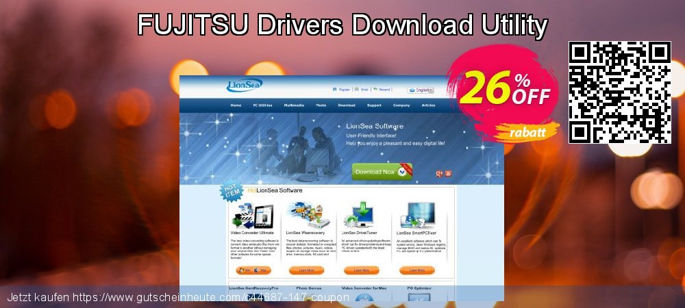 FUJITSU Drivers Download Utility fantastisch Ermäßigungen Bildschirmfoto