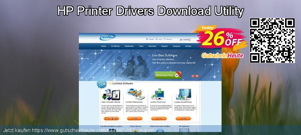 HP Printer Drivers Download Utility super Nachlass Bildschirmfoto