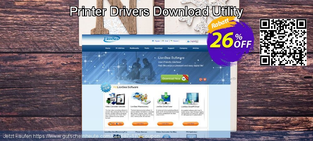 Printer Drivers Download Utility exklusiv Ermäßigung Bildschirmfoto