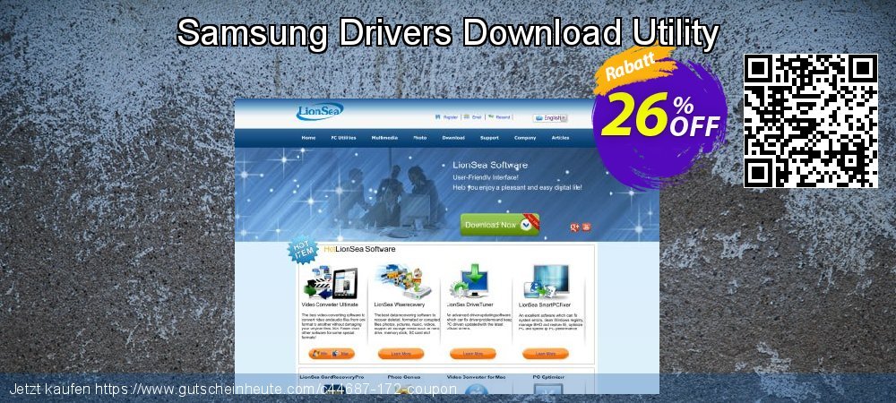 Samsung Drivers Download Utility ausschließlich Verkaufsförderung Bildschirmfoto