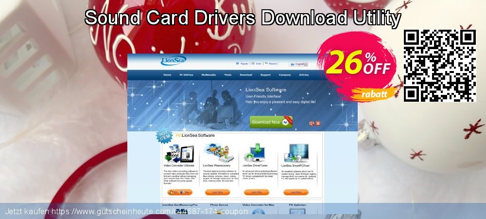 Sound Card Drivers Download Utility besten Außendienst-Promotions Bildschirmfoto