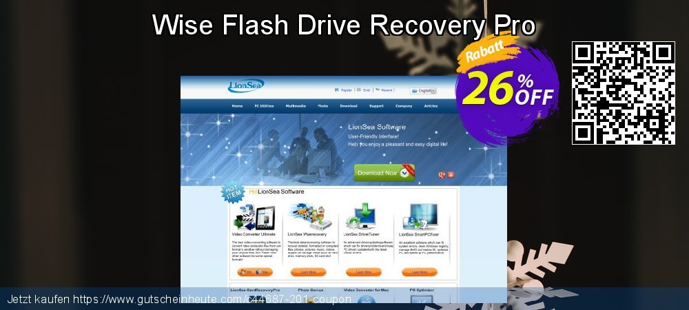 Wise Flash Drive Recovery Pro exklusiv Promotionsangebot Bildschirmfoto