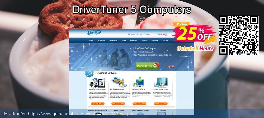 DriverTuner 5 Computers ausschließlich Diskont Bildschirmfoto
