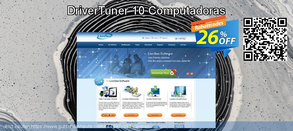 DriverTuner 10 Computadoras klasse Rabatt Bildschirmfoto