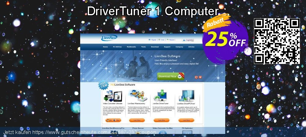 DriverTuner 1 Computer uneingeschränkt Preisnachlässe Bildschirmfoto