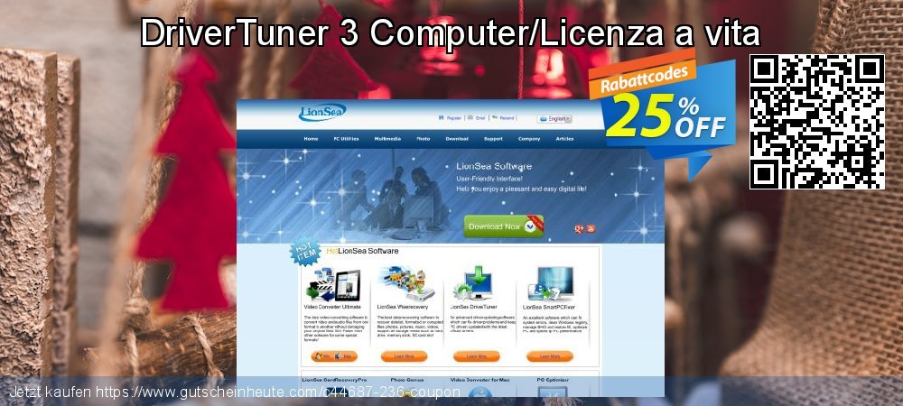 DriverTuner 3 Computer/Licenza a vita besten Nachlass Bildschirmfoto