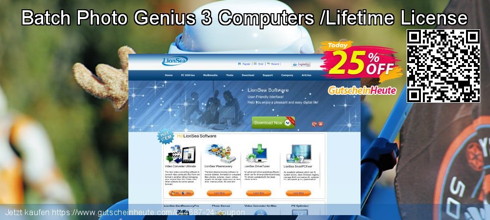 Batch Photo Genius 3 Computers /Lifetime License umwerfende Disagio Bildschirmfoto