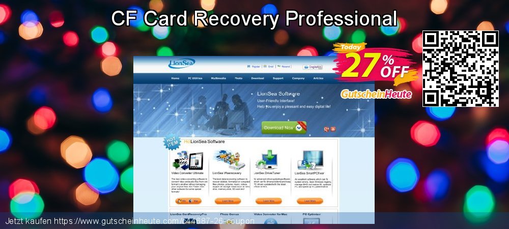 CF Card Recovery Professional geniale Ausverkauf Bildschirmfoto
