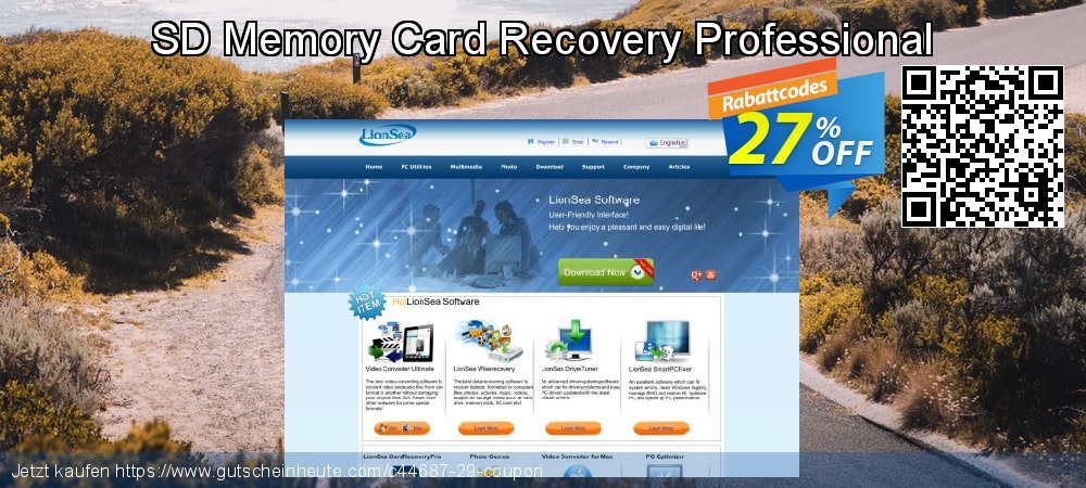 SD Memory Card Recovery Professional spitze Preisnachlass Bildschirmfoto