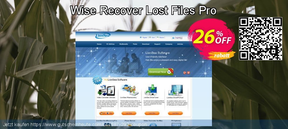 Wise Recover Lost Files Pro spitze Ausverkauf Bildschirmfoto