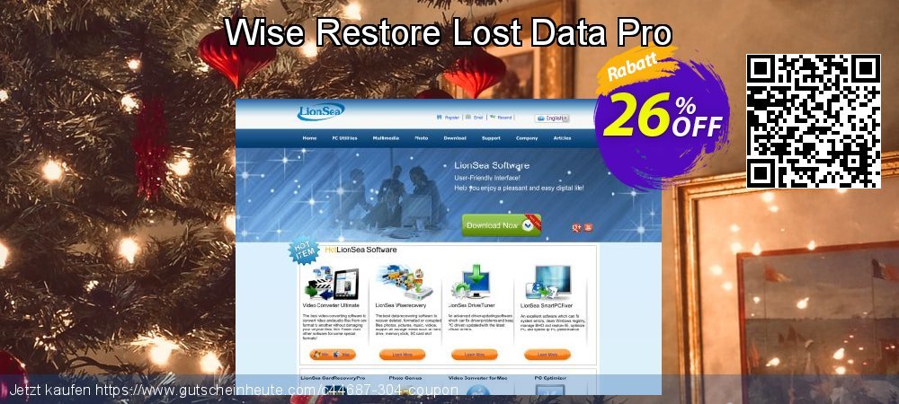 Wise Restore Lost Data Pro wunderbar Nachlass Bildschirmfoto