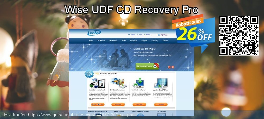 Wise UDF CD Recovery Pro wundervoll Ausverkauf Bildschirmfoto