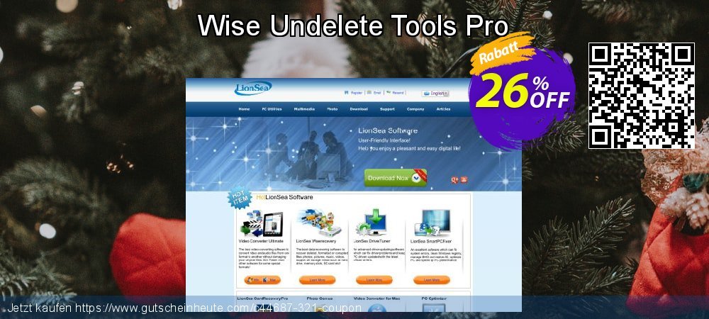Wise Undelete Tools Pro aufregende Nachlass Bildschirmfoto