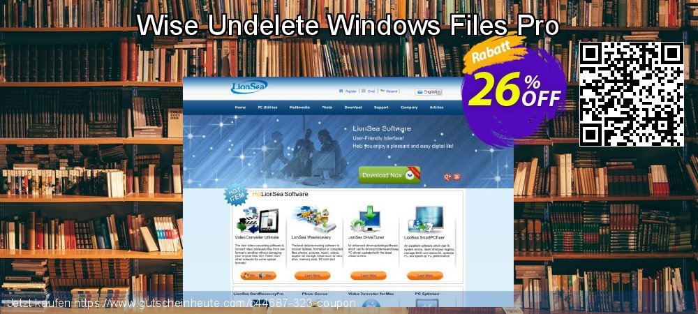 Wise Undelete Windows Files Pro spitze Ermäßigung Bildschirmfoto