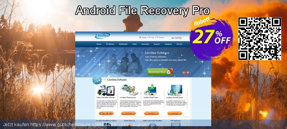 Android File Recovery Pro verblüffend Diskont Bildschirmfoto