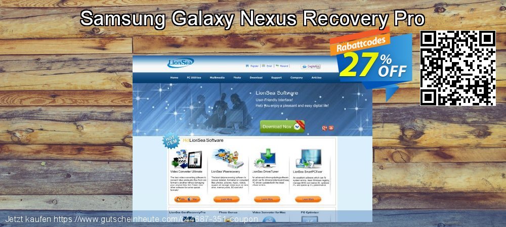 Samsung Galaxy Nexus Recovery Pro geniale Ermäßigungen Bildschirmfoto