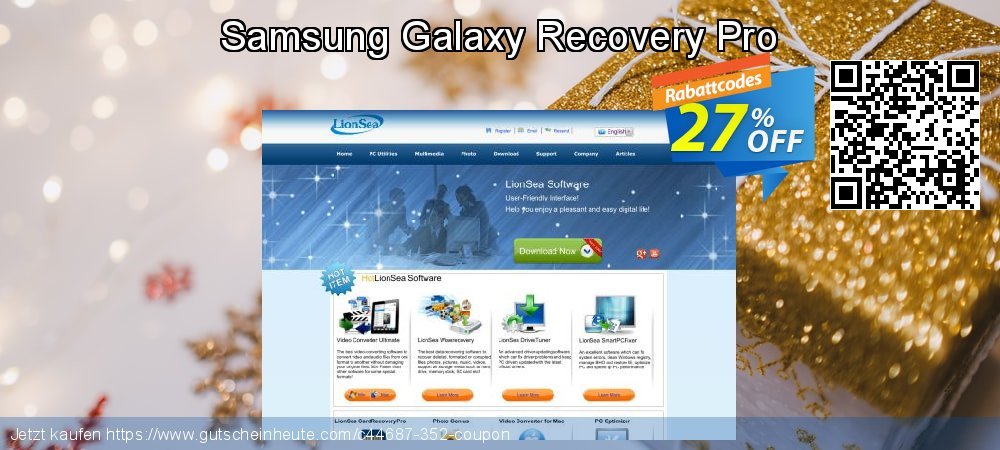 Samsung Galaxy Recovery Pro aufregende Preisnachlässe Bildschirmfoto