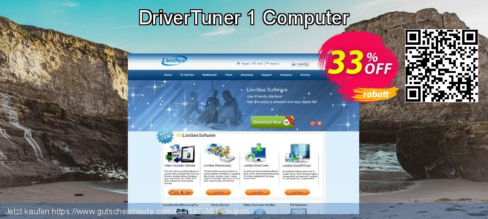 DriverTuner 1 Computer Sonderangebote Außendienst-Promotions Bildschirmfoto