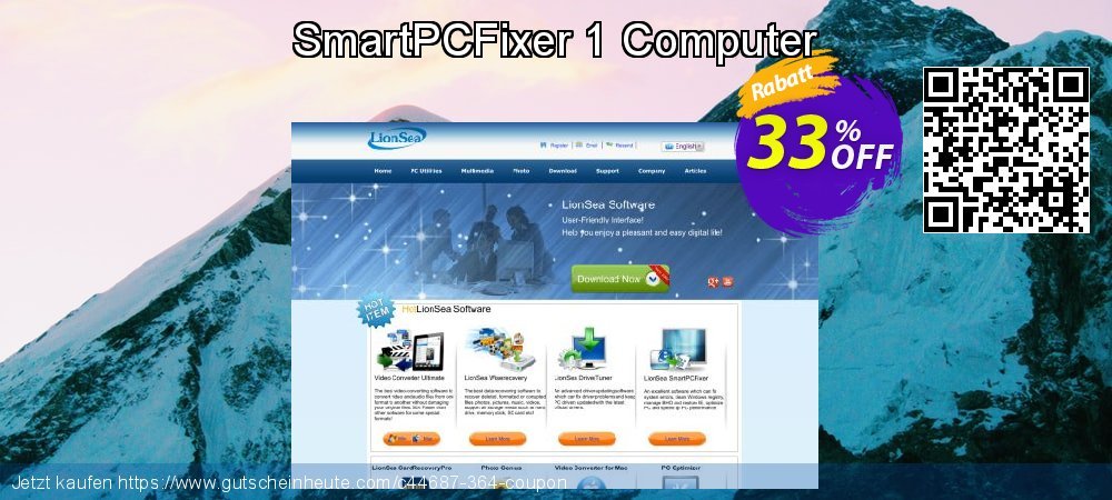 SmartPCFixer 1 Computer fantastisch Förderung Bildschirmfoto