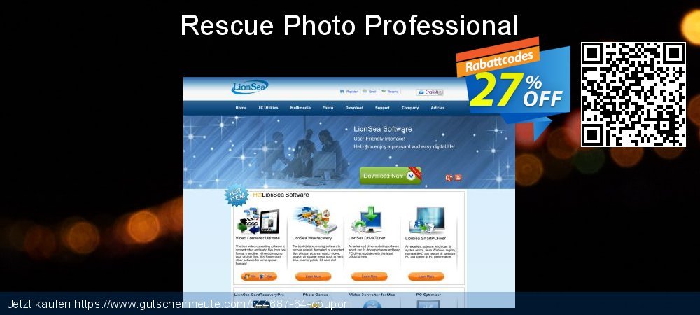 Rescue Photo Professional ausschließlich Förderung Bildschirmfoto
