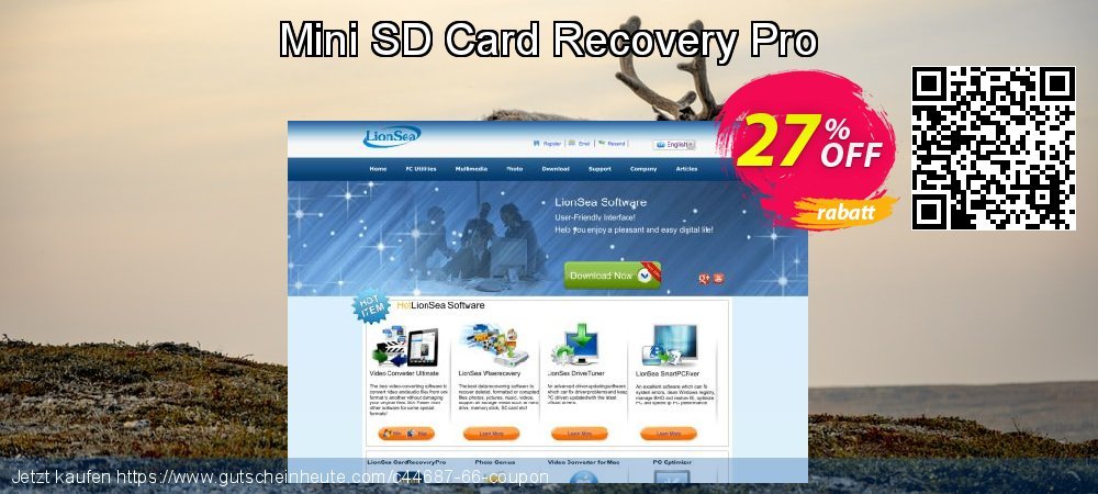 Mini SD Card Recovery Pro besten Sale Aktionen Bildschirmfoto
