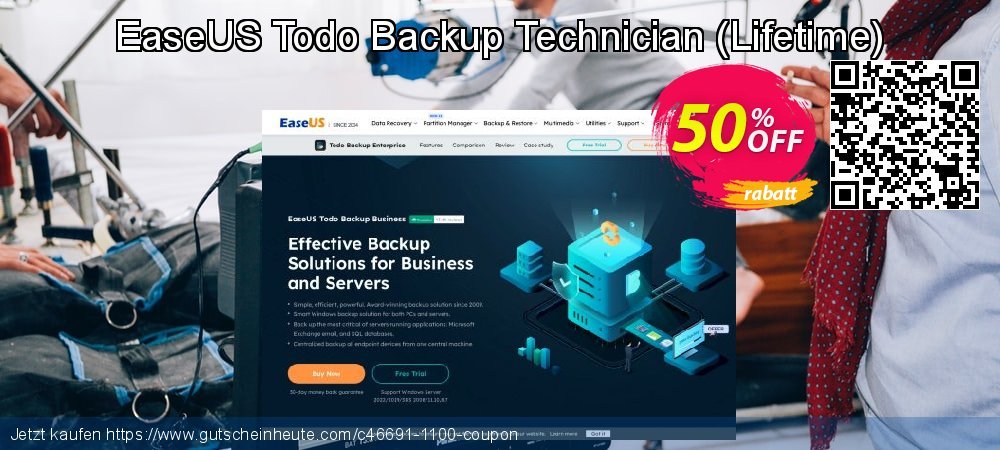 EaseUS Todo Backup Technician - Lifetime  aufregenden Preisnachlässe Bildschirmfoto