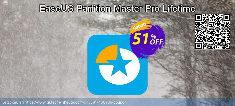 EaseUS Partition Master Pro Lifetime besten Diskont Bildschirmfoto