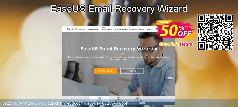 EaseUS Email Recovery Wizard wundervoll Verkaufsförderung Bildschirmfoto