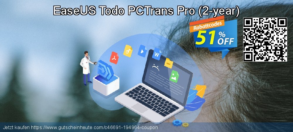 EaseUS Todo PCTrans Pro - 2-year  geniale Verkaufsförderung Bildschirmfoto
