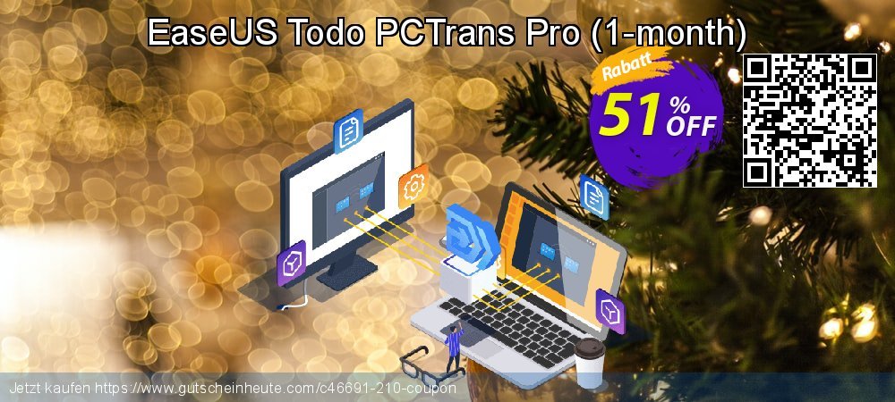 EaseUS Todo PCTrans Pro - 1-month  überraschend Promotionsangebot Bildschirmfoto