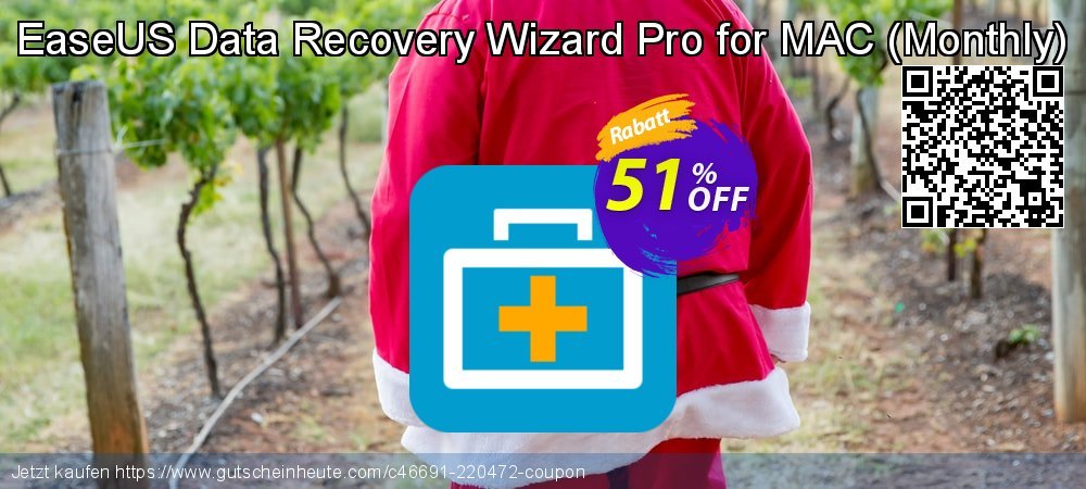 EaseUS Data Recovery Wizard Pro for MAC - Monthly  umwerfende Angebote Bildschirmfoto