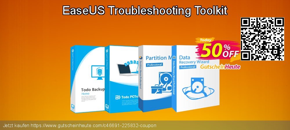 EaseUS Troubleshooting Toolkit beeindruckend Disagio Bildschirmfoto